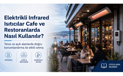 Elektrikli Infrared Isıtıcılar Cafe ve Restoranlarda Nasıl Kullanılır?