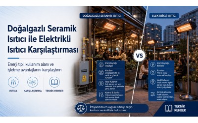 Doğalgazlı Seramik Isıtıcı ile Elektrikli Isıtıcı Karşılaştırması