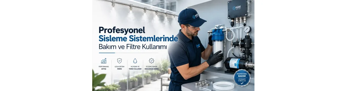 Profesyonel Sisleme Sistemlerinde Bakım ve Filtre Kullanımı Profesyonel Sisleme Sistemlerinde Bakım ve Filtre Kullanımı