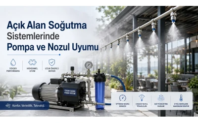 Açık Alan Soğutma Sistemlerinde Pompa ve Nozul Uyumu