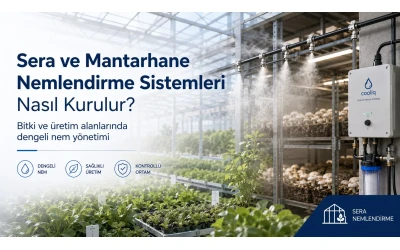 Sera ve Mantarhane Nemlendirme Sistemleri Nasıl Kurulur?