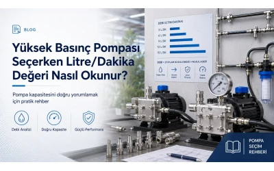 Yüksek Basınç Pompası Seçerken Litre/Dakika Değeri Nasıl Okunur?
