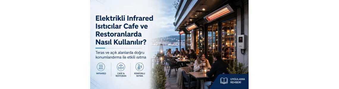 Elektrikli Infrared Isıtıcılar Cafe ve Restoranlarda Nasıl Kullanılır? Elektrikli Infrared Isıtıcılar Cafe ve Restoranlarda Nasıl Kullanılır?
