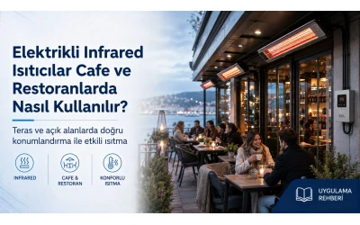 Elektrikli Infrared Isıtıcılar Cafe ve Restoranlarda Nasıl Kullanılır?