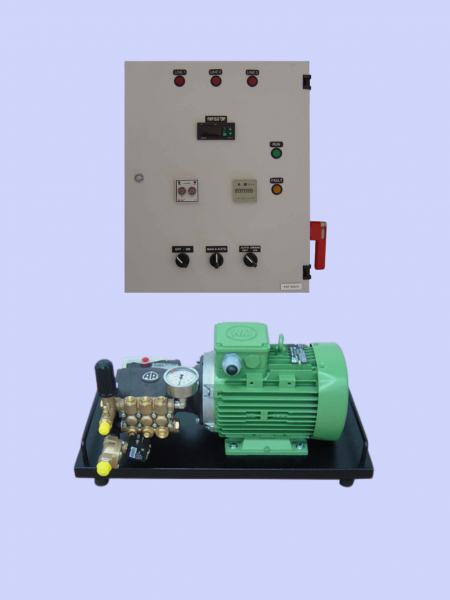 21 Lt/Dk Yüksek Basınç Pompası + Pano (Prosetat Switch + Drain + Selenoid Valf)